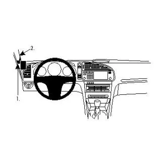 Brodit Proclip Monteringsbeslag - Saab 9-3 03-11(IKKE til Cabriolet modeller)