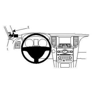 Brodit Proclip Monteringsbeslag - Infiniti FX37 13-15, Infiniti FX50 09-13 og Infiniti QX70 15-20