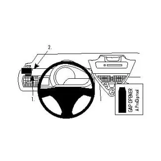Brodit Proclip Monteringsbeslag - Toyota iQ 09-19