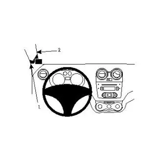 Brodit ProClip Monteringsbeslag - Alfa Romeo MiTo 09-18