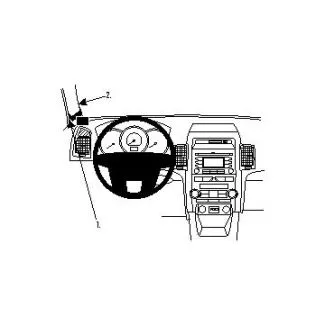Brodit Proclip Monteringsbeslag - Kia Sorento 10-12