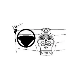 Brodit Proclip Monteringsbeslag - Renault Modus 05-13