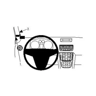 Brodit Proclip Monteringsbeslag - Opel Meriva 11-17