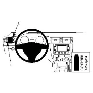 Brodit Proclip Monteringsbeslag - Volkswagen Jetta 11-18