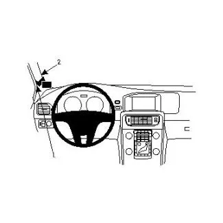 Brodit Proclip Monteringsbeslag - Volvo S60 11-18 og V60 11-18