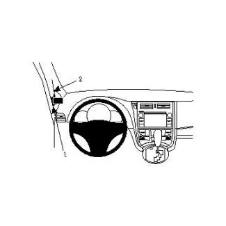 Brodit Proclip Monteringsbeslag - Subaru Trezia 11-14 og Toyota Verso S 11-16