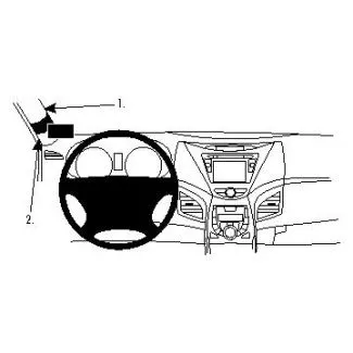 Brodit Proclip Monteringsbeslag - Hyundai i35 11-16