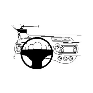 Brodit Proclip Monteringsbeslag - Toyota Yaris 12-14