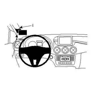 Brodit Proclip Monteringsbeslag - Mercedes Benz B-Class 12-18