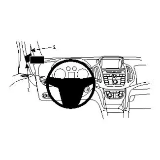 Brodit Proclip Monteringsbeslag - Opel Zafira C 12-19