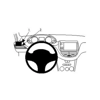Brodit Proclip Monteringsbeslag - Peugeot 208 12-19 og 2008 14-19