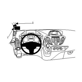 Brodit Proclip Monteringsbeslag - Ford Tourneo Custom 13-18 og Transit Custom 13-23