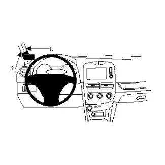 Brodit Proclip Monteringsbeslag - Renault Clio IV 13-19