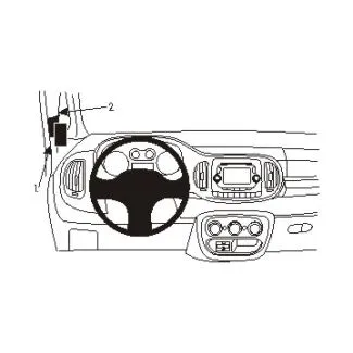 Brodit Proclip Monteringsbeslag - Fiat 500 L 13-22