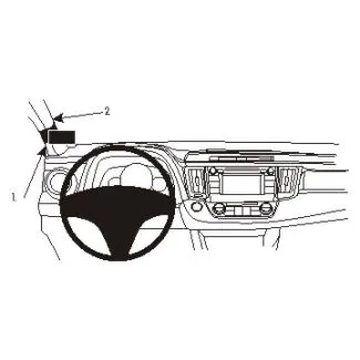 Brodit Proclip Monteringsbeslag - Toyota RAV 4 13-18