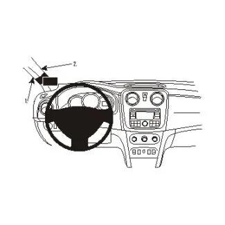 Brodit Proclip Monteringsbeslag - Dacia Sandero 13-21