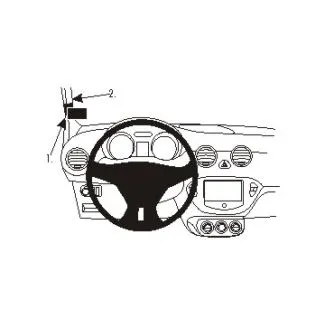 Brodit Proclip Monteringsbeslag - Opel Adam 13-15