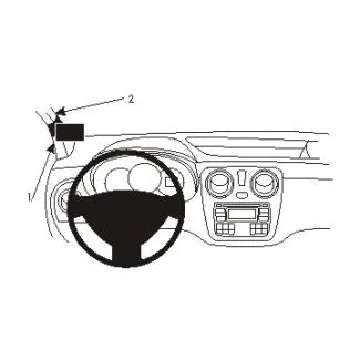 Brodit Proclip Monteringsbeslag - Dacia Dokker 14-21 og Lodgy 14-21
