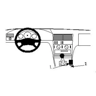 Brodit Proclip Monteringsbeslag - Mercedes Benz C-Class (180-320) 93-99