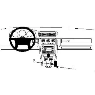 Brodit Proclip Monteringsbeslag - Volvo C70 97-05, Volvo S70 97-00 og Volvo V70 97-00