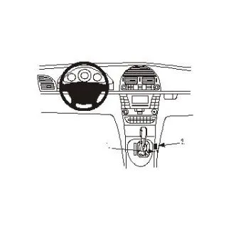 Brodit Proclip Monteringsbeslag - Mercedes Benz E-Class Coupé 02-09 , E-Class Sedan 02-08 og E-Class Stationwagon 03-09