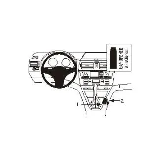 Brodit Proclip Monteringsbeslag - BMW X3 04-10 (KUN til modeller med automatgear)