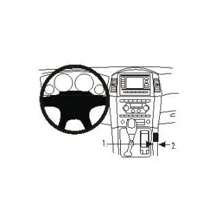 Brodit Proclip Monteringsbeslag - Jeep Commander 06-10 og Grand Cherokee 05-10