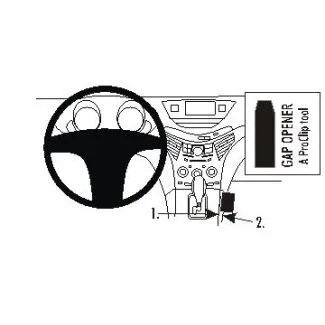 Brodit Proclip Monteringsbeslag - Subaru Tribeca 06-14