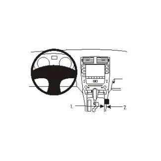 Brodit Proclip Monteringsbeslag - Lexus IS Convertible Series 09-15 og IS Series 06-13 (KUN til modeller med automatgear)