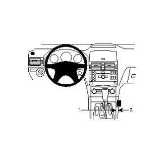 Brodit Proclip Monteringsbeslag - Mercedes Benz C-Class (180-320) 07-10