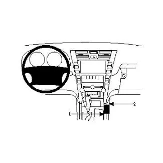 Brodit Proclip Monteringsbeslag - Lexus LS Series 07-12
