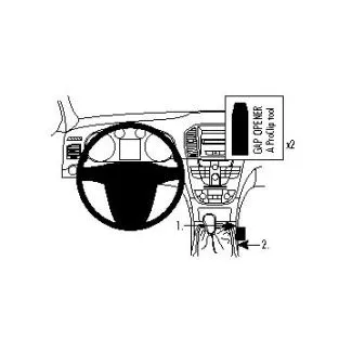 Brodit Proclip Monteringsbeslag - Opel Insignia A 09-17