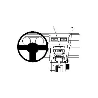 Brodit Proclip Monteringsbeslag - Ford Mustang 10-14