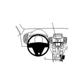 Brodit Proclip Monteringsbeslag - Kia Cerato 10-11