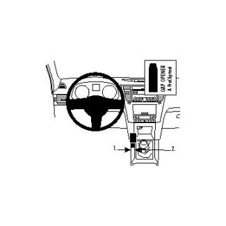 Brodit Proclip Monteringsbeslag - Subaru Outback 10-14 (IKKE til enheder der skal stå vandret)