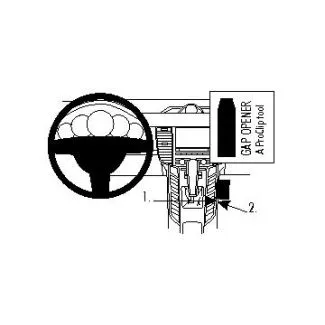 Brodit Proclip Monteringsbeslag - Porsche Panamera 10-17