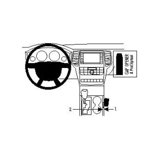 Brodit Proclip Monteringsbeslag - Jeep Grand Cherokee 11-20