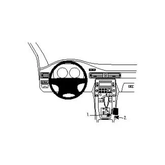 Brodit Proclip Monteringsbeslag - Volvo S80 11-11, V70 II 11-11 og XC70 11-11