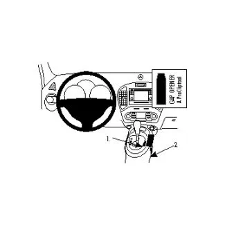 Brodit Proclip Monteringsbeslag - Nissan Juke 11-19 (KUN til modeller med Automatgear)