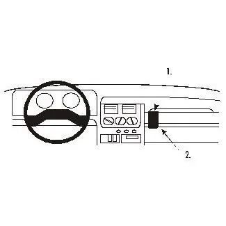 Brodit Proclip Monteringsbeslag - Peugeot 205 88-98