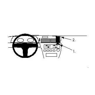 Brodit Proclip Monteringsbeslag - Toyota Carina 88-91