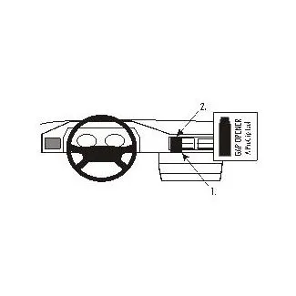 Brodit Proclip Monteringsbeslag - Mercedes Benz 124 (200-500E) 86-94