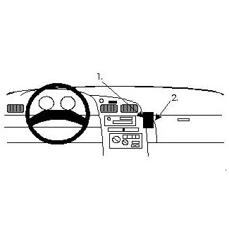 Brodit Proclip Monteringsbeslag - Toyota Celica 94-99