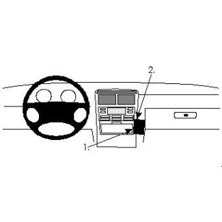 Brodit Proclip Monteringsbeslag - Lancia Kappa 95-00