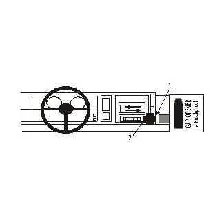 Brodit Proclip Monteringsbeslag - Jeep Cherokee 88-96