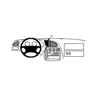 Brodit Proclip Monteringsbeslag - Ford Galaxy 95-00, Seat Alhambra 97-00 og Volkswagen Sharan 95-00