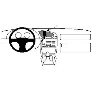 Brodit Proclip Monteringsbeslag - Ford Courier 96-02, Ford Fiesta 96-02, Ford Puma 97-01 og Mazda 121 96-02