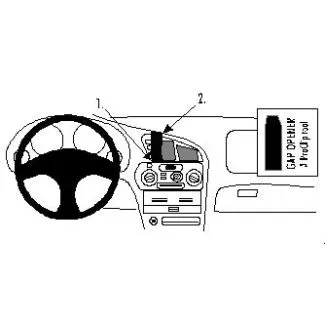 Brodit Proclip Monteringsbeslag - Mitsubishi Colt 96-04 og Lancer 96-03