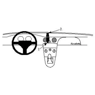 Brodit Proclip Monteringsbeslag - Fiat Barchetta 95-07