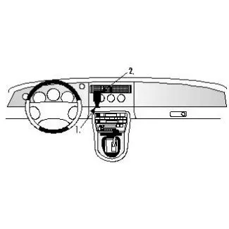 Brodit Proclip Monteringsbeslag - Jaguar XK-Series 97-06 og XK8 / XKR 97-06